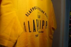 T-Shirt The Vandal '' ALAPHILIPPE CYCLING CLUB '' JAUNE -Vélo Elegant Magasin 2398420118