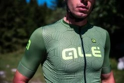 Alé Solid Cross Jersey Green -Vélo Elegant Magasin 2510553073