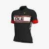 Alé Vetta Jersey Solid Black/Red -Vélo Elegant Magasin 2510818659