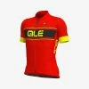 Alé Vetta Jersey Solid Red / Yellow Fluo -Vélo Elegant Magasin 2510867578