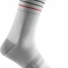 Castelli - Endurance 15 Sock White And Line -Vélo Elegant Magasin 3020402346