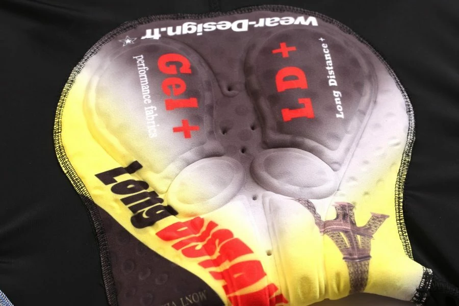 Cuissard WearDesign GJ Team Red 2022 Longue Distance 3D Prolite Gel 6 Cuissard WearDesign GJ Team Red 2022 Longue Distance 3D Prolite Gel – Image 4