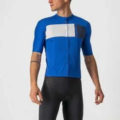 Castelli - Prologo 7 Jersey - Azzurri Italia / Ivory Salive Blue