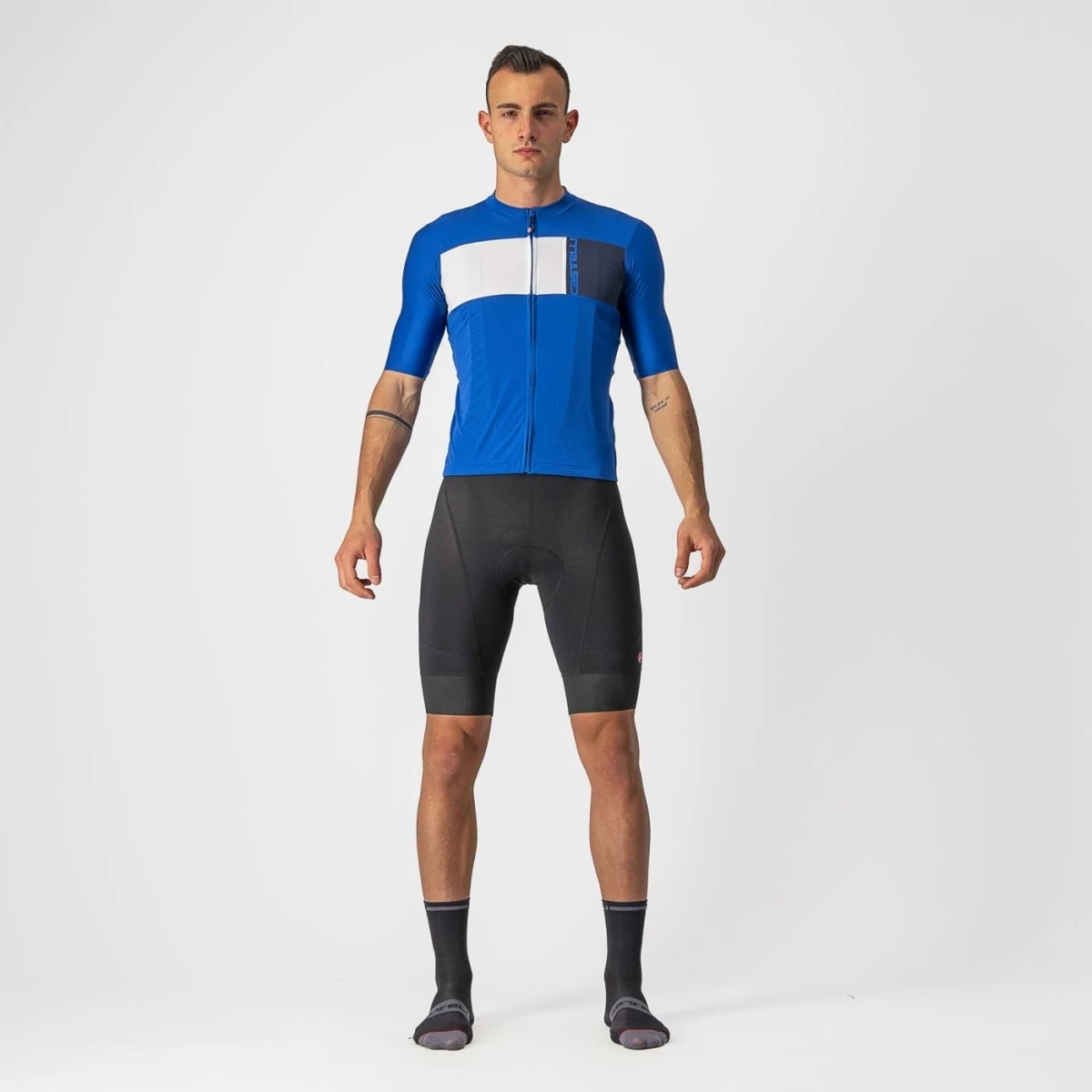 Castelli - Prologo 7 Jersey - Azzurri Italia / Ivory Salive Blue 7 Castelli - Prologo 7 Jersey - Azzurri Italia / Ivory Salive Blue – Image 5