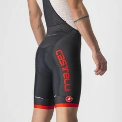 Castelli Competizione Cuissard Homme Black / Fiery Red -Vélo Elegant Magasin 3172907025