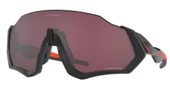 Oakley Flight Jacket Matte Black/Orange / Prizm Black -Vélo Elegant Magasin 3267354732