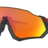 Oakley Flight Jacket Red Glossy/Black - Prizm Ruby Polarized -Vélo Elegant Magasin 3267367258