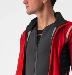 Castelli Alpha RoS 2 Jacket Red/Silver 023 11 Castelli Alpha RoS 2 Jacket Red/Silver 023 -Vélo Elegant Magasin 3271016147