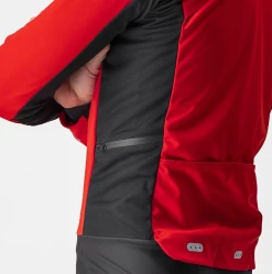 Castelli Alpha RoS 2 Jacket Red/Silver 023 12 Castelli Alpha RoS 2 Jacket Red/Silver 023 -Vélo Elegant Magasin 3271016152