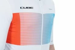 Cube Teamline Jersey White Team -Vélo Elegant Magasin 3332569653