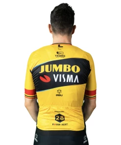 Maillot TEAM JUMBO VISMA De Wout Van Aert 2023 -Vélo Elegant Magasin 3423220303